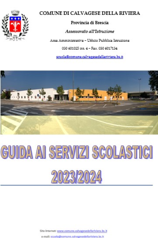 Guida ai Servizi Scolastici A.S. 2023-2024